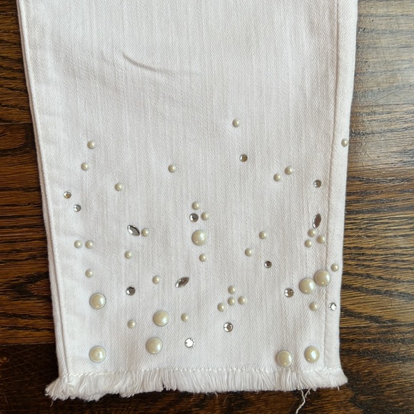 Jen 7 By For All Mankind White Jeans Size 10 - Picture 5 of 5